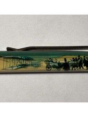 Wright Flyer Floaty Pen Wilbur Orville First Powered Airplane Flight Historic